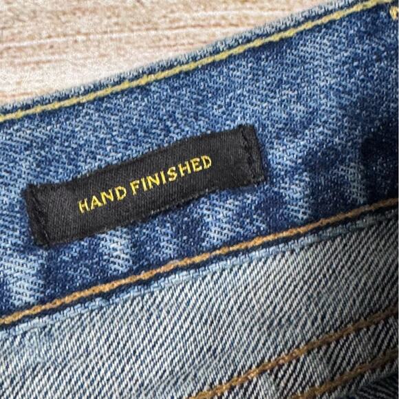 East West East/West Distressed Button Fly Mens Denim Jeans Size 38 *Flaws* - Picture 9 of 16